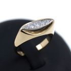 Brillant Ring 585 Gold Diamant 0,25 CT 14 Kt Gelbgold Wert 1250,-