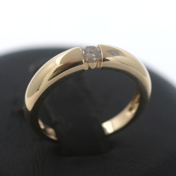 Brillant Gold Ring 585 14 Kt 0,15 Ct Gelbgold Wert 630,-