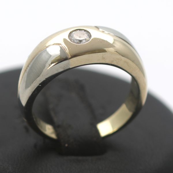 Solitär Diamant Ring 585 Gold 14 Kt Brillant Damen Goldring Wert 1200,-