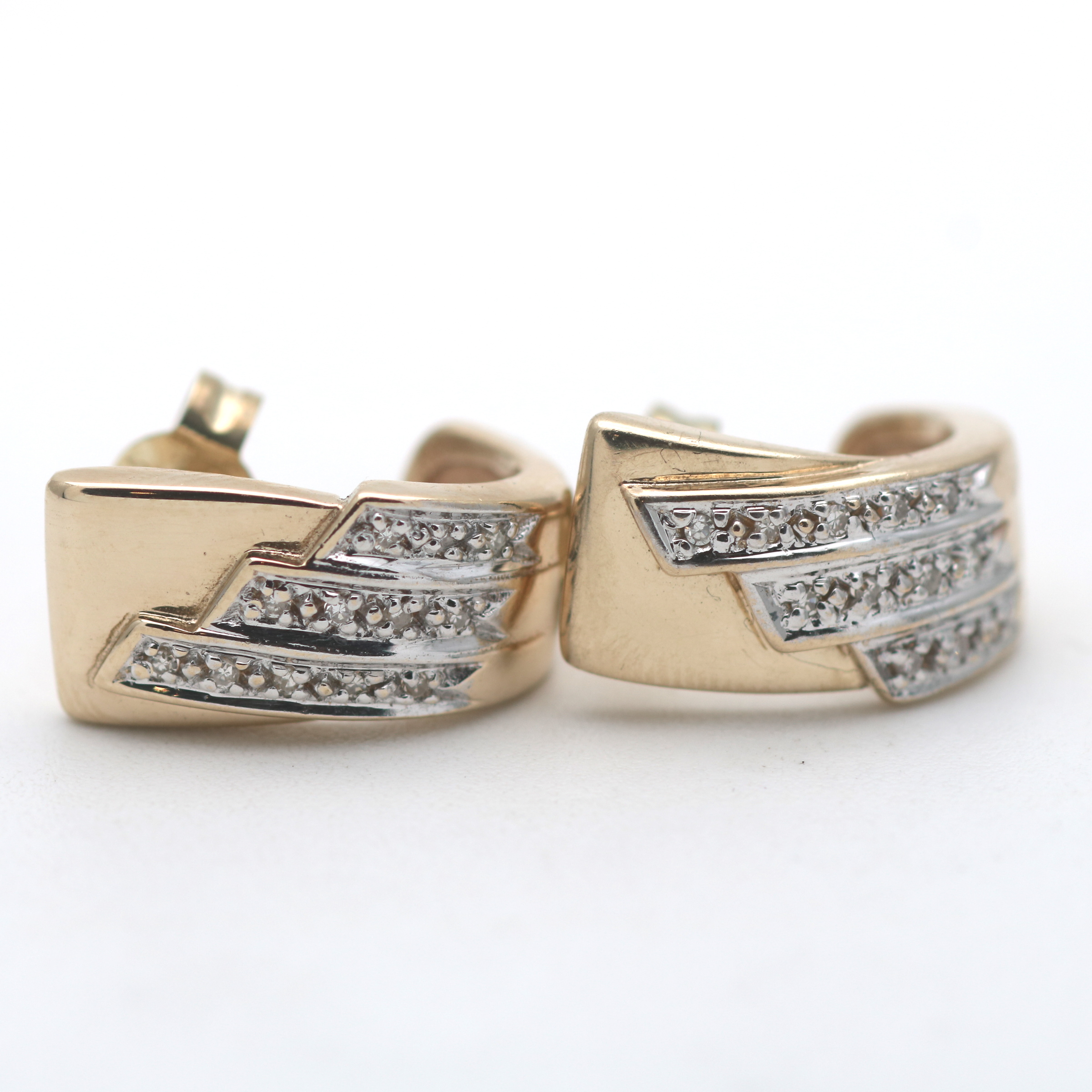 Brillant Ohrringe 585 Gold Ohrstecker Diamant 14 kt 0,20 Ct Bicolor Wert  1100,- | Ohrringe | Damenschmuck | Schmuck | Juweliero - Juwelier Online  Shop & Goldankauf