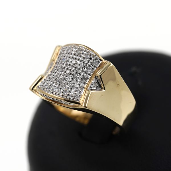 0,25 Ct Diamant Ring 375 Gold 9 Karat Bicolor Wert 1200,-