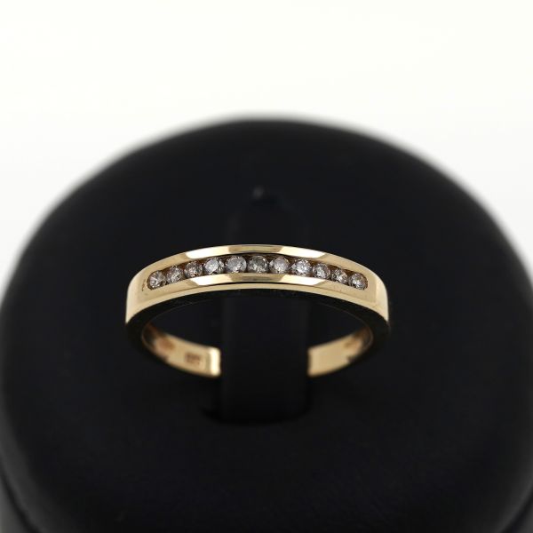 Diamant Ring 585 Gold 14 Kt Gelbgold Brillant 0,20 CT Wert 720,-