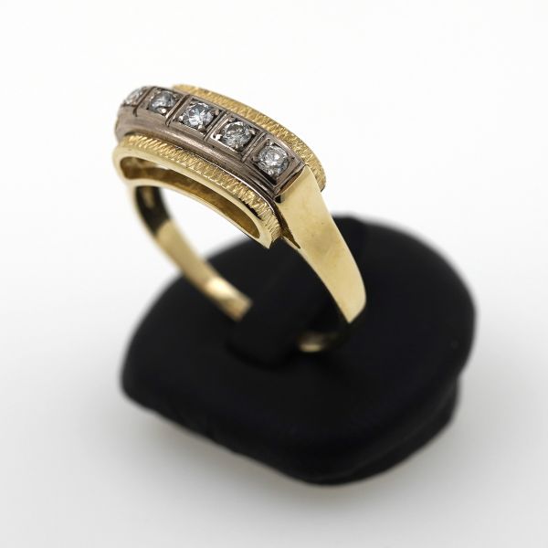 Ring Diamant 585 Gold 14 Kt Gelbgold Brillant 0,25 CT Wert 990,-