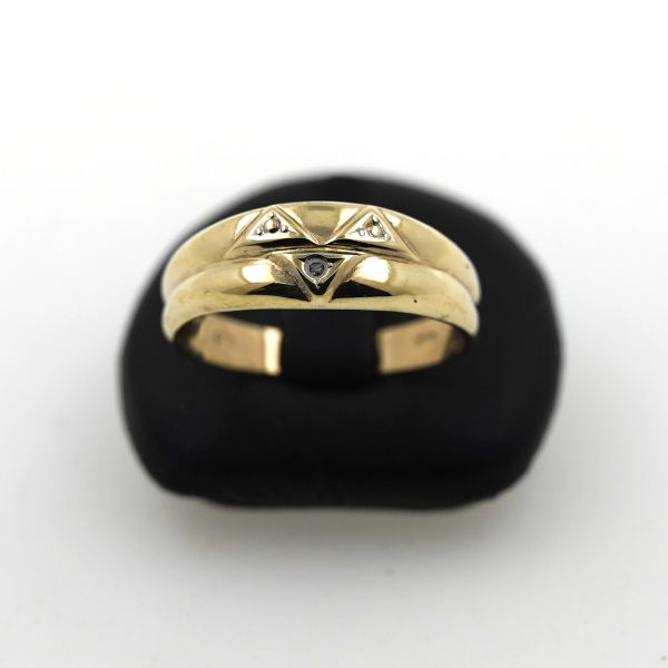 Solitär Diamant Ring 333 Gold 8 Kt Gelbgold Wert 180,-
