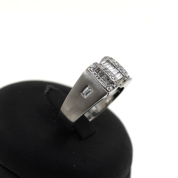 Herren Diamant 900er Platin Ring Platinschmuck Hochwertig Wert 3500,-