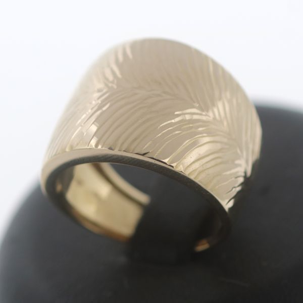 Designer Ring 585 Gold 14 Kt Gelbgold Gr. 56 Wert 500 ,-