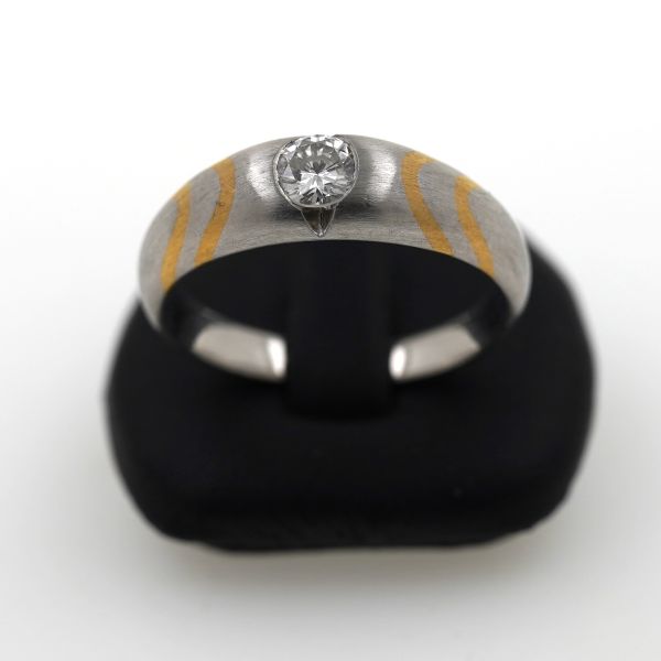 Solitär Brillant Ring 950 Platin Diamant Weißgold 0,30 CT Wert 2000,-