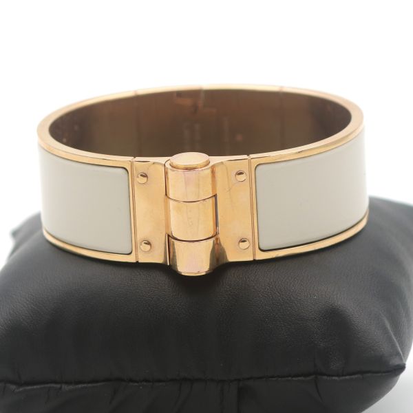 Hermes Paris Armreif Markenschmuck 18,5 cm Box Armband Damen Plated Vergoldet