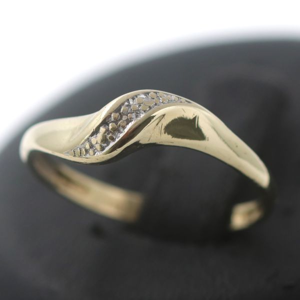 Solitär Diamant Ring 333 Gold 8 Kt Gelbgold Goldring Wert 190,-