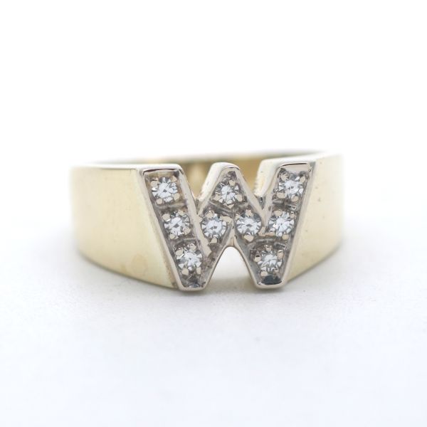Diamant Ring 585 Gold 14 Karat Gelbgold 0,15 CT Wert 830,-