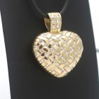 Anhänger Herz Diamant 750 Gold 18 Karat Brillant 2,00 ct Gelbgold Wert 6450,-