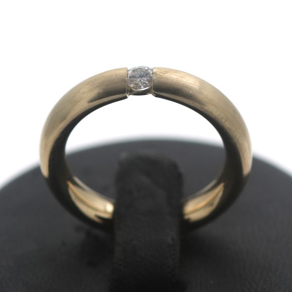 Brillant Gold 750 18 Kt 0,20 Ct Spannring Diamant Ring Wert 2300,-
