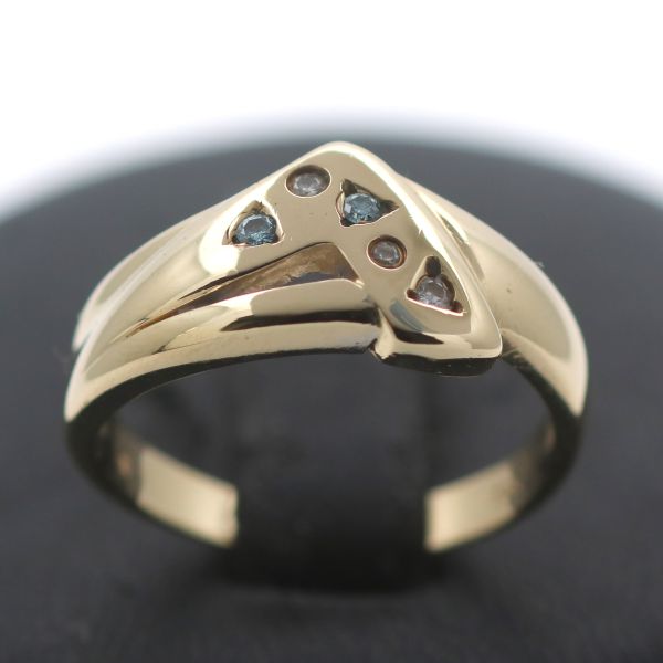 Gold Ring Brillant 0,04 Ct Gelbgold Wert 570,-