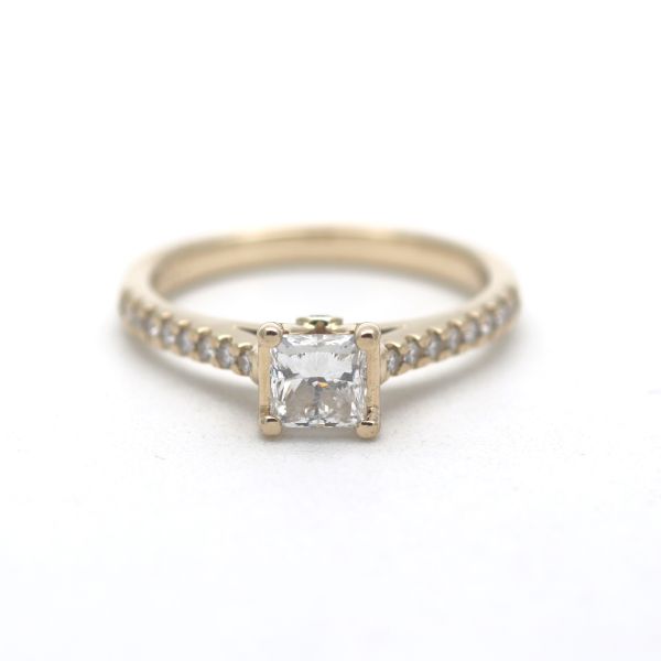 Diamant Ring 585 Gold Brillant 0,70 Ct 14 Kt Gelbgold Wert 2700,-