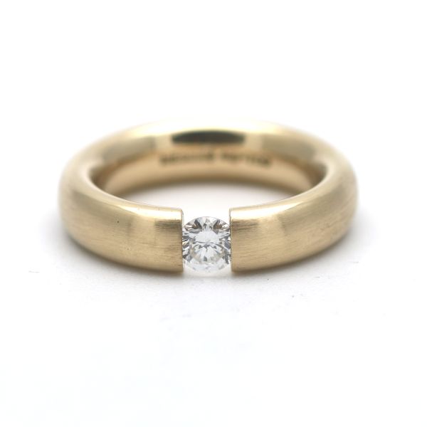 Niessing Ring 750 Gold Brillant Diamant 18 Kt Gelbgold 0,30 Ct