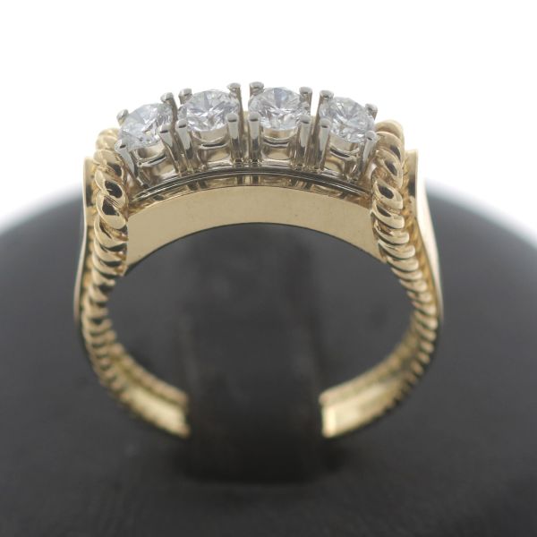 Ring Gold Diamant 0,60 Ct 750 18 Kt Gelbgold Brillant Wert 2999,-