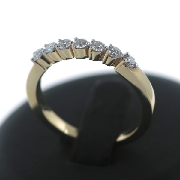 Memory Diamant Brillant Ring 375 Gold 9 Kt Gelbgold Wert 1350,-