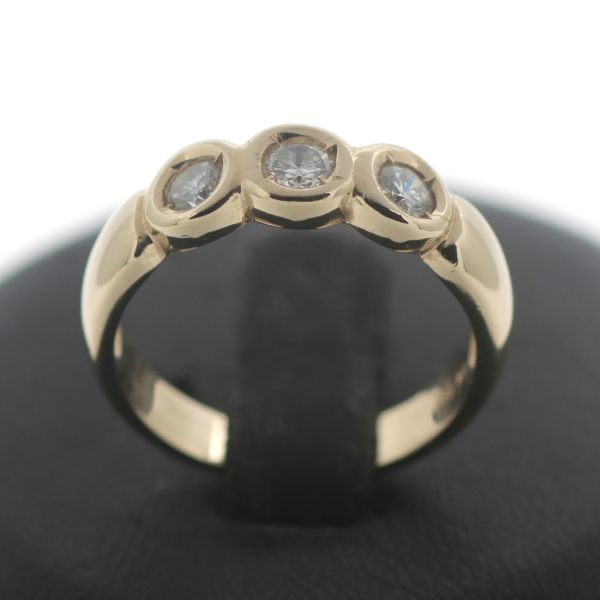 Ring 585 14 Karat Diamant Brillant Gold 0,50 CT Wert 1490,-