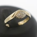 Brillant Gold Ring 585 14 Kt Gelbgold 0,25 Ct Diamant Goldring Damen Wert 820,-