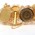 Kurush Münz Armband 916 Gold 22 Kt Gelbgold Wert 3730,-