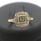 Brillant Gold Ring 585 14 Kt Gelbgold 0,50 Ct Diamant Goldring Damen Wert 1430,-