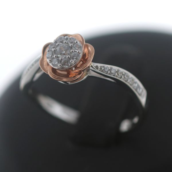 Solitär Brillant Ring 585 Gold Diamant 0,35 Ct 14 Kt Herrenring Krone Wert 1800