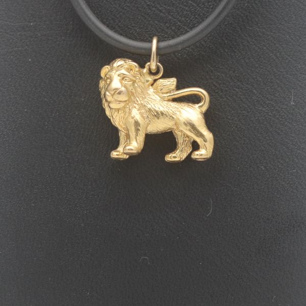 Löwen Anhänger Gold 585 14 Kt Gelbgold Wert 170,-