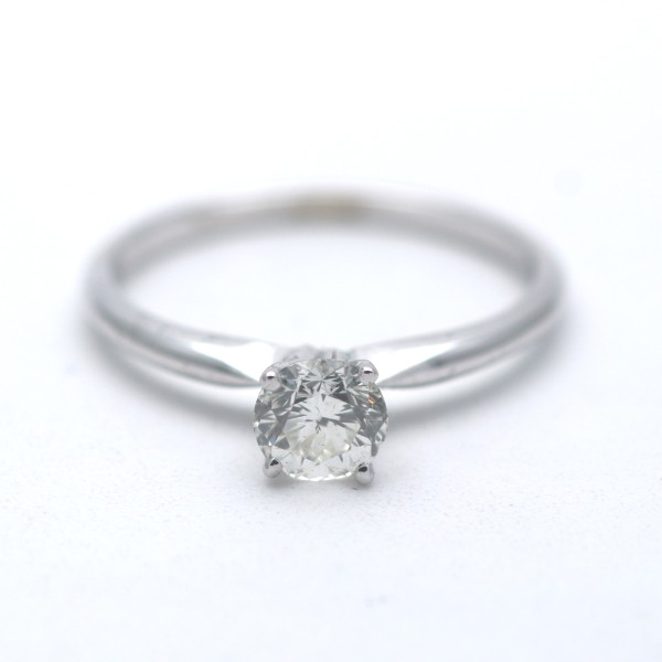 Solitär Ring 585 Gold Brillant 14 Kt Weißgold 0,50 Ct Diamant Wert 2999,-