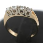 Ring Gold Diamant 0,25 Ct 750 18 Kt Gelbgold Wert 1000,-