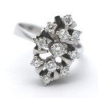 Brillant Ring 585 Gold 0,60 Ct Diamant 14 Kt Weißgold Wert 1800,-