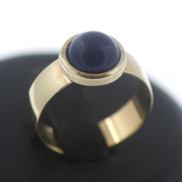 Lapis Lazuli Ring 585 Gold 14 Karat Gelbgold Wert 490,-