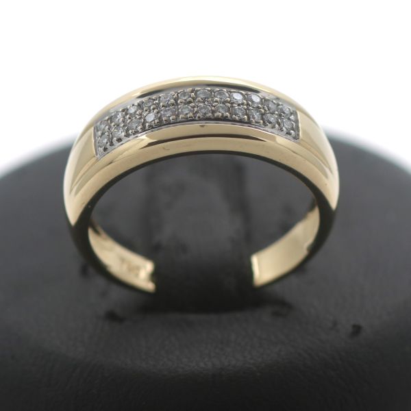 Diamant Ring 750 Gold 18 Kt Gelbgold Goldring Damen Wert 1260,-