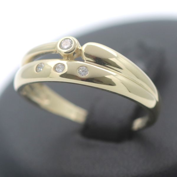 Brillant Ring 585 Gold 14 Karat Diamant Gelbgold Wert 360,-