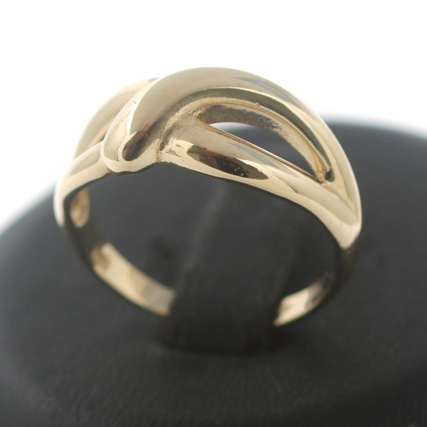 Modischer Ring 585 Gold 14 Karat Gelbgold Gold Design Wert 420,-