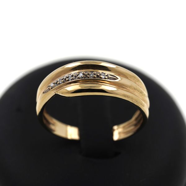 Diamant Ring 585 Gold 14 Kt Gelbgold Wert 600,-