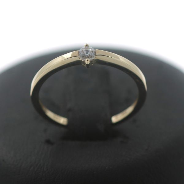 Ring 333 Gold 8 Kt Gelbgold Farbstein Damenring Wert 260,-