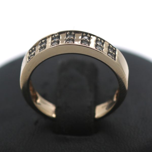 Brillant Ring 375 Gold 9 Kt Gelbgold Diamant Wert 500,-